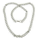 Мода нержавеющей стали ожерелье цепь, нержавеющая сталь, оригинальный цвет длина:Приблизительно 22 дюймовый, продается Strand