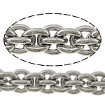 Stainless Steel Cable Link Chain, rope chain, original color Approx 