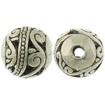 Zinc Alloy Hollow Beads, Round, plated Approx 2.5mm, Approx 