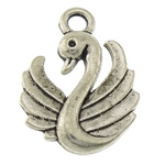 Zinc Alloy Animal Pendants, Swan, plated Approx 2mm, Approx 