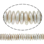 Coin Cultured Freshwater Pearl Beads, light grey, 12-14mm Approx 0.8mm Approx 16.3 Inch 