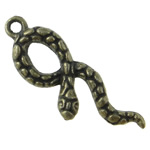Zinc Alloy Animal Pendants, Snake, plated Approx 2mm 