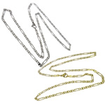 Мода нержавеющей стали ожерелье цепь, нержавеющая сталь, Маринер цепь, Много цветов для выбора  длина:Приблизительно 18 дюймовый, продается Strand