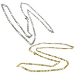 Mode Edelstahl Halskette Kette, Mariner-Kette, keine, 9x2.5x0.2mm, 5x2.5x0.2mm, Länge:ca. 18 ZollInch, verkauft von Strang