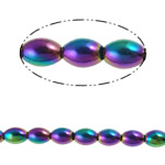 Magnetic Hematite Beads, Oval multi-colored, Grade AAA Inch 