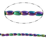 Perles hématite magnétique, ovale, styles différents pour le choix, grade A pouce Vendu par brin