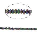 Magnetic Hematite Beads, Rondelle multi-colored, Grade A Inch 