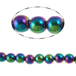 Perles hématite magnétique, Rond, styles différents pour le choix, grade A, 10mm pouce, Vendu par brin