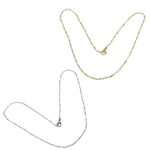 Мода нержавеющей стали ожерелье цепь, Нержавеющая сталь 316, Много цветов для выбора длина:Приблизительно 18 дюймовый, продается Strand