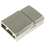 Zinklegierung Magnetverschluss, Rechteck, plattiert, keine, frei von Nickel, Blei & Kadmium, 23x17x7mm, Bohrung:ca. 14x4mm, verkauft von PC