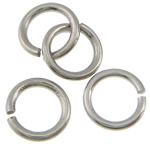 Sägeschnitt Edelstahl Closed Sprung-Ring, 316 Edelstahl, Kreisring, 1x6.5mm, 10000PCs/Menge, verkauft von Menge