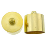 Brass End Cap, Tube, plated Approx 2, 15mm 
