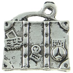 Zinc Alloy Jewelry Pendants, Rectangle, nickel, lead & cadmium free Approx 1.5mm, Approx 