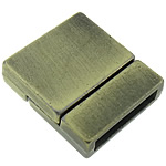 Fermoir magnétique en alliage de zinc, rectangle, Placage, plus de couleurs à choisir, sans cadmium Environ Vendu par PC