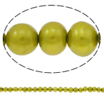 Potato Cultured Freshwater Pearl Beads, green, Grade A, 5-6mm Approx 0.8mm Approx 14.5 Inch 