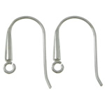 Sterling Silver Hook Earwire, 925 Sterling Silver, plated 0.8mm Approx 2.2mm 