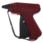 Pistola de precio, Plástico, con cordón de nylon & fundición, chapado en color de platina, 125x115x22mm, Vendido por UD