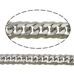 Снаряженная цепь из нержавеющей стали, нержавеющая сталь, оригинальный цвет Приблизительно 100м/Лот, продается Лот