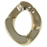 Acrylic Linking Ring, Oval, UV plating, open Approx 1- 