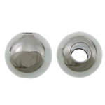 Edelstahl Perlen, Rondell, originale Farbe, 6x4.5mm, Bohrung:ca. 2mm, verkauft von PC