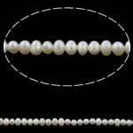 Potato Cultured Freshwater Pearl Beads, natural, white, Grade A, 4-5mm Approx 0.8mm Approx 15.3 Inch 