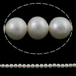 Potato Cultured Freshwater Pearl Beads, natural, white, 10-11mm Approx 0.8mm Approx 14 Inch 