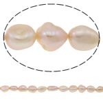 Perles nacres baroques de culture d'eau douce , perle d'eau douce cultivée, naturel, rose, 10-11mm Environ 0.8mm Environ 14.5 pouce, Vendu par brin