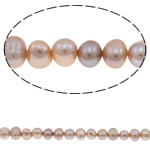 Potato Cultured Freshwater Pearl Beads, natural, purple, Grade A, 6-7mm Approx 0.8mm Approx 14 Inch 