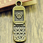 Zinc Alloy Tool Pendants, Telephone, plated Approx 2mm 