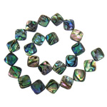 Abalone Shell Beads, Rhombus Approx 1mm Approx 16 Inch 