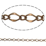 Iron Rhombus Chain, with Brass nickel, lead & cadmium free 