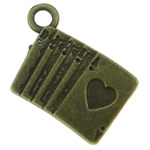 Zinc Alloy Tool Pendants, Rectangle, plated cadmium free Approx 2mm 