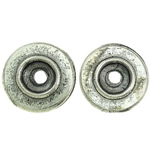 Zinc Alloy Spacer Beads, Flat Round, plated Approx 1.5mm, Approx 