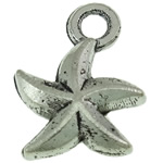 Zinc Alloy Animal Pendants, Starfish, plated Approx 1.5mm, Approx 