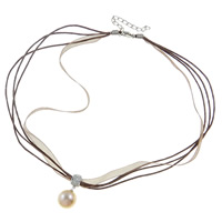 South Sea Shell Necklace, with 925 Sterling Silver, Grade AAA, 14-15mm .5 Inch 