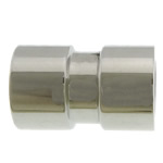 Stainless Steel Large Hole Beads, Tube, plated, Customized Approx 7mm 