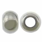 Stainless Steel Large Hole Beads, Rondelle, plated, Customized Approx 3mm 