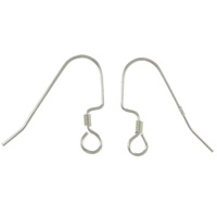 Sterling Silver Hook Earwire, 925 Sterling Silver, plated Approx 2.5mm 