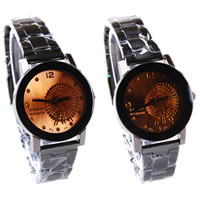 Women Wrist Watch, Zinc Alloy, with Glass, plumbum black color plated, for woman cadmium free, 35mm, 15mm Approx 8 Inch 