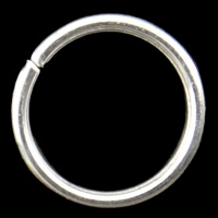 Saw Cut Iron Closed Jump Ring, Donut, plated Approx 