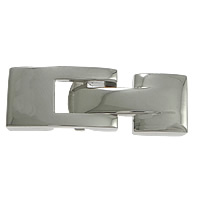 acero inoxidable hebillas cinturon, Modificado para requisitos particulares, color original, 34x12x5mm, agujero:aproximado 10x3mm, Vendido por UD