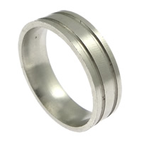 Stainless Steel Finger Ring, original color, 26mm, 7mm, US Ring 