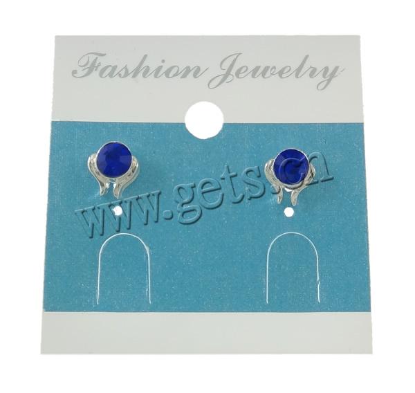 Earring Display Card, Plastic, Rectangle, 38x52x0.5mm, Approx 1000PCs/Bag, Sold By Bag