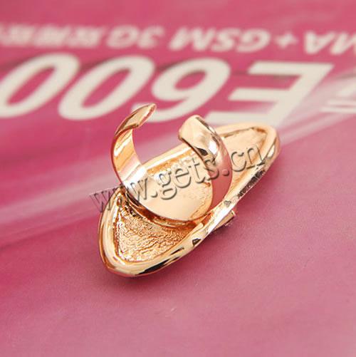 Zinc Alloy Nail Ring, plated, Customized & with rhinestone, more colors for choice, nickel, lead & cadmium free, 28x13mm, Inner Diameter:Approx 14mm, Sold By PC