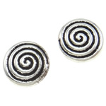 Zinc Alloy Slide Charm, Flat Round, plated Approx 