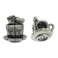 Troll Thailand Sterling Silver European Beads, Cup, with troll, nickel, lead & cadmium free Approx 4mm 