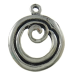Zinc Alloy Jewelry Pendants, Donut, plated nickel, lead & cadmium free Approx 2mm 