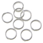 Sterling Silver Split Ring, 925 Sterling Silver, Donut, plated 5mm 