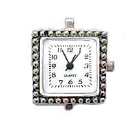 cadran de montre, alliage de zinc, cadre, Placage de couleur platine, sans cadmium, 22.5mm, Vendu par PC