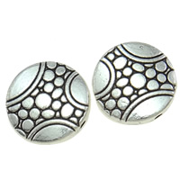 Zinc Alloy Flat Beads, Coin, plated nickel, lead & cadmium free Approx 1.5mm, Approx 